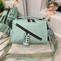 Женская сумка Fashion Spring с двумя ремешками ментоловая СВД48