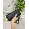 Кожаный кошелек Fashion Magnit на магнитах черный