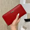 Женский кожаный кошелёк Fashion Kochi Trend на молнии красный КТ55