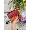 Кожаный кошелек Fashion Colors красный