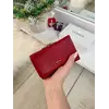 Кожаный складной кошелек Fashion IVORX красный