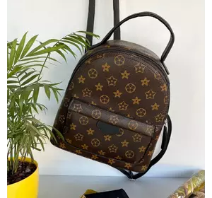Каркасный рюкзак Fashion в стиле Луи коричневый РЛ77